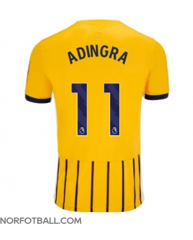 Billige Fotballdrakt Brighton Simon Adingra #11 Replika Bortedrakt 2024-25 Kortermet